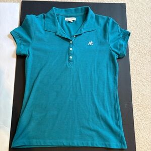 Aeropostale Women’s/Juniors Turquoise Polo Shirt Size L